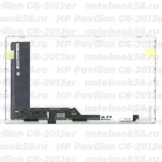 Матрица для ноутбука HP Pavilion G6-2012er (1366x768 HD) TN, 40pin, Матовая