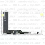 Матрица для ноутбука HP Pavilion G6-2169 (1366x768 HD) TN, 40pin, Матовая