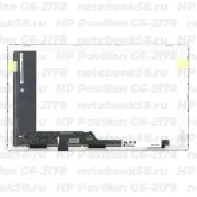Матрица для ноутбука HP Pavilion G6-2178 (1366x768 HD) TN, 40pin, Матовая