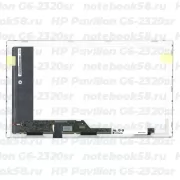 Матрица для ноутбука HP Pavilion G6-2320sr (1366x768 HD) TN, 40pin, Матовая