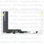Матрица для ноутбука HP Pavilion G6-2392er (1366x768 HD) TN, 40pin, Матовая