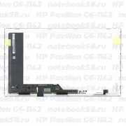 Матрица для ноутбука HP Pavilion G6-1142 (1366x768 HD) TN, 40pin, Матовая