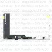Матрица для ноутбука HP Pavilion G6t-1c00 (1366x768 HD) TN, 40pin, Матовая