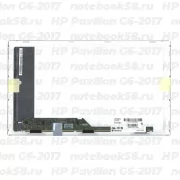 Матрица для ноутбука HP Pavilion G6-2017 (1366x768 HD) TN, 40pin, Глянцевая