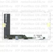 Матрица для ноутбука HP Pavilion G6-2169 (1366x768 HD) TN, 40pin, Глянцевая