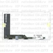 Матрица для ноутбука HP Pavilion G6-2273 (1366x768 HD) TN, 40pin, Глянцевая