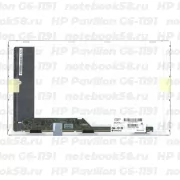 Матрица для ноутбука HP Pavilion G6-1191 (1366x768 HD) TN, 40pin, Глянцевая