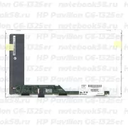 Матрица для ноутбука HP Pavilion G6-1325er (1366x768 HD) TN, 40pin, Глянцевая
