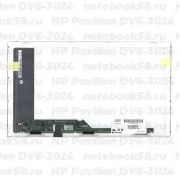 Матрица для ноутбука HP Pavilion DV6-3024 (1366x768 HD) TN, 40pin, Глянцевая