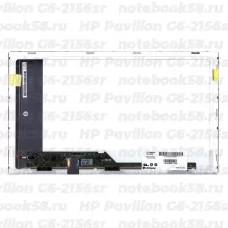 Матрица для ноутбука HP Pavilion G6-2156sr (1366x768 HD) TN, 40pin, Матовая