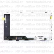 Матрица для ноутбука HP Pavilion G6-2364er (1366x768 HD) TN, 40pin, Матовая
