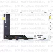 Матрица для ноутбука HP Pavilion G6-1b53 (1366x768 HD) TN, 40pin, Матовая