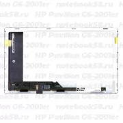 Матрица для ноутбука HP Pavilion G6-2001er (1366x768 HD) TN, 40pin, Матовая