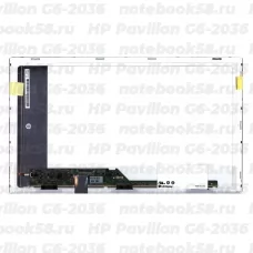 Матрица для ноутбука HP Pavilion G6-2036 (1366x768 HD) TN, 40pin, Матовая