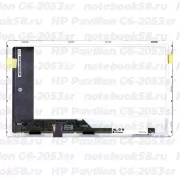 Матрица для ноутбука HP Pavilion G6-2053sr (1366x768 HD) TN, 40pin, Матовая