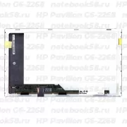 Матрица для ноутбука HP Pavilion G6-2268 (1366x768 HD) TN, 40pin, Матовая