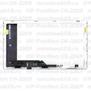 Матрица для ноутбука HP Pavilion G6-2269 (1366x768 HD) TN, 40pin, Матовая