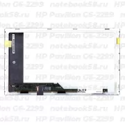 Матрица для ноутбука HP Pavilion G6-2299 (1366x768 HD) TN, 40pin, Матовая