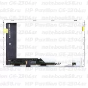 Матрица для ноутбука HP Pavilion G6-2304sr (1366x768 HD) TN, 40pin, Матовая