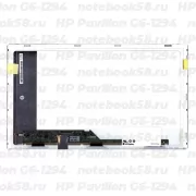 Матрица для ноутбука HP Pavilion G6-1294 (1366x768 HD) TN, 40pin, Матовая