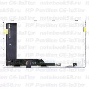 Матрица для ноутбука HP Pavilion G6-1a31nr (1366x768 HD) TN, 40pin, Матовая