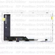 Матрица для ноутбука HP Pavilion DV6-3020er (1366x768 HD) TN, 40pin, Матовая