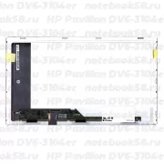 Матрица для ноутбука HP Pavilion DV6-3104er (1366x768 HD) TN, 40pin, Матовая