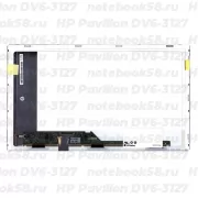 Матрица для ноутбука HP Pavilion DV6-3127 (1366x768 HD) TN, 40pin, Матовая