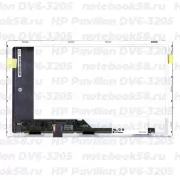 Матрица для ноутбука HP Pavilion DV6-3205 (1366x768 HD) TN, 40pin, Матовая