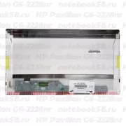 Матрица для ноутбука HP Pavilion G6-2228nr (1366x768 HD) TN, 40pin, Матовая