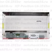 Матрица для ноутбука HP Pavilion G6-2361nr (1366x768 HD) TN, 40pin, Матовая