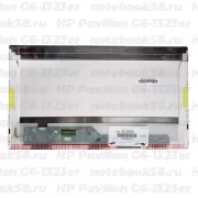 Матрица для ноутбука HP Pavilion G6-1323er (1366x768 HD) TN, 40pin, Матовая