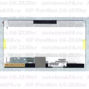 Матрица для ноутбука HP Pavilion G6-2320er (1366x768 HD) TN, 40pin, Матовая