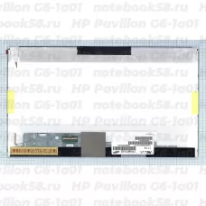 Матрица для ноутбука HP Pavilion G6-1a01 (1366x768 HD) TN, 40pin, Матовая