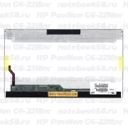 Матрица для ноутбука HP Pavilion G6-2218nr (1366x768 HD) TN, 40pin, Глянцевая