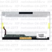 Матрица для ноутбука HP Pavilion G6-2273 (1366x768 HD) TN, 40pin, Глянцевая