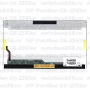 Матрица для ноутбука HP Pavilion G6-2361nr (1366x768 HD) TN, 40pin, Глянцевая