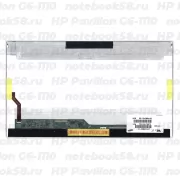 Матрица для ноутбука HP Pavilion G6-1110 (1366x768 HD) TN, 40pin, Глянцевая