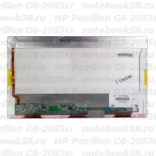 Матрица для ноутбука HP Pavilion G6-2053sr (1366x768 HD) TN, 40pin, Глянцевая