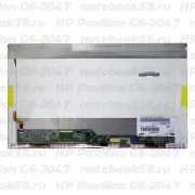 Матрица для ноутбука HP Pavilion G6-2047 (1366x768 HD) TN, 40pin, Глянцевая