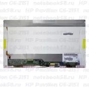 Матрица для ноутбука HP Pavilion G6-2151 (1366x768 HD) TN, 40pin, Глянцевая