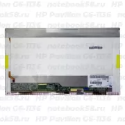 Матрица для ноутбука HP Pavilion G6-1136 (1366x768 HD) TN, 40pin, Глянцевая