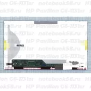 Матрица для ноутбука HP Pavilion G6-1131sr (1366x768 HD) TN, 40pin, Матовая