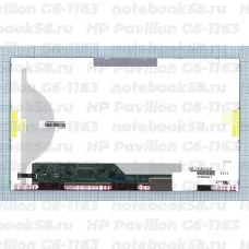 Матрица для ноутбука HP Pavilion G6-1163 (1366x768 HD) TN, 40pin, Матовая