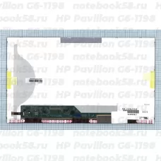 Матрица для ноутбука HP Pavilion G6-1198 (1366x768 HD) TN, 40pin, Матовая