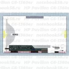 Матрица для ноутбука HP Pavilion G6-1360er (1366x768 HD) TN, 40pin, Матовая