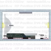 Матрица для ноутбука HP Pavilion DV6-3023nr (1366x768 HD) TN, 40pin, Матовая