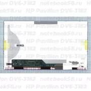 Матрица для ноутбука HP Pavilion DV6-3182 (1366x768 HD) TN, 40pin, Матовая