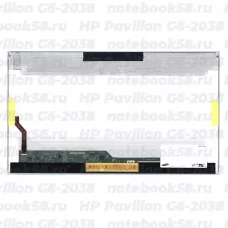 Матрица для ноутбука HP Pavilion G6-2038 (1366x768 HD) TN, 40pin, Глянцевая