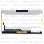 Матрица для ноутбука HP Pavilion G6-2205er (1366x768 HD) TN, 40pin, Глянцевая